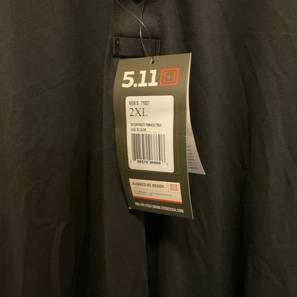Mens 511 polo black new with tags size 2xl - Picture 2 of 2